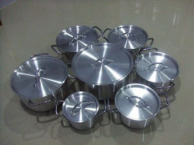 揭陽市恒銳不銹鋼制品 專業(yè)供應(yīng)鋁鍋、鋁提鍋、套裝鍋，規(guī)格多選支持定制